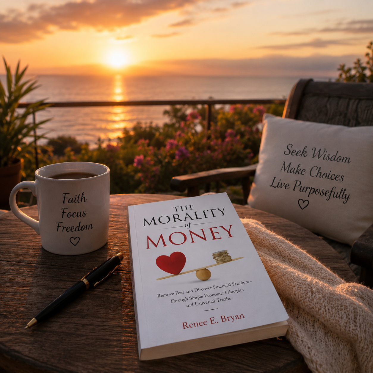 The Morality of Money by Renée E. Bryan - financial freedom, faith and purposeful living